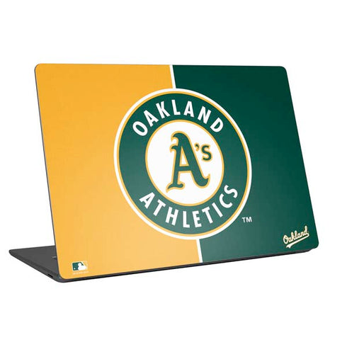 MLB Oakland Athletics Split Universal Laptop 15in (12.2 x 8.8in) Skin