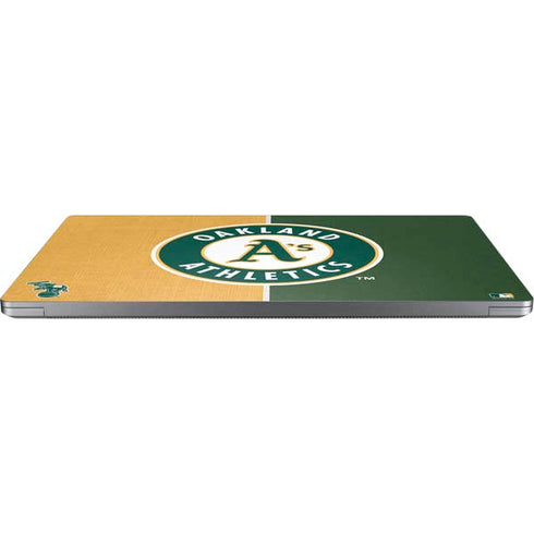 MLB Oakland Athletics Split Universal Laptop 16in (13 x 9.4in) Skin