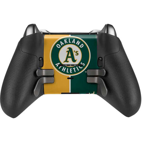 MLB Oakland Athletics Split Xbox Elite Wireless Controller Series 2 Skin