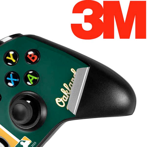 MLB Oakland Athletics Split Xbox One S Controller Skin