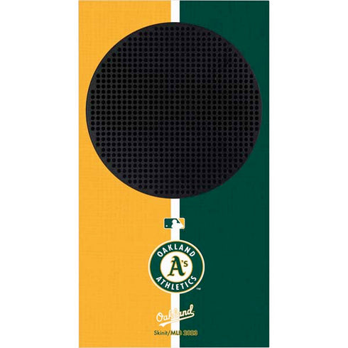 MLB Oakland Athletics Split Xbox Series S Console Skin