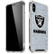 NFL Las Vegas Raiders - Alternate Distressed iPhone X/XS Clear Case