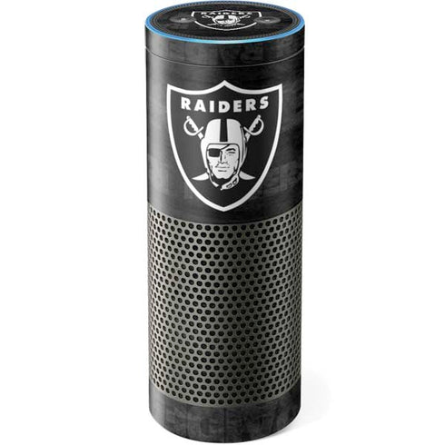 NFL Las Vegas Raiders Black & White Amazon Echo Skin