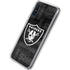 NFL Las Vegas Raiders Black & White Galaxy A10e Clear Case