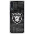 NFL Las Vegas Raiders Black & White Galaxy A50 Clear Case