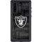 NFL Las Vegas Raiders Black & White Galaxy Note 10 Waterproof Case
