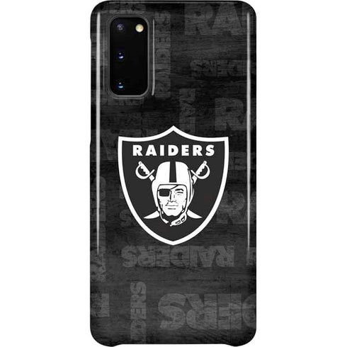 NFL Las Vegas Raiders Black & White Galaxy S20 Lite Case