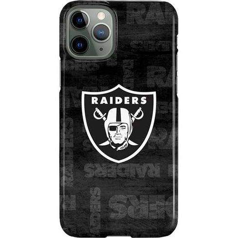 NFL Las Vegas Raiders Black & White iPhone 11 Pro Lite Case