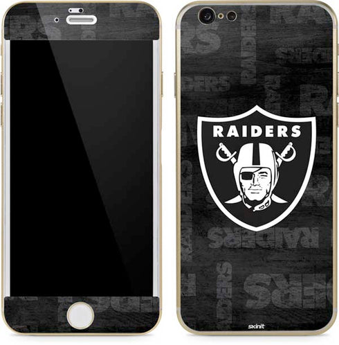 NFL Las Vegas Raiders Black & White iPhone 6/6s Skin