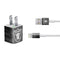 NFL Las Vegas Raiders Black & White iPhone Charger (5W USB) Skin