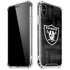 NFL Las Vegas Raiders Black & White iPhone X/XS Clear Case