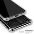 NFL Las Vegas Raiders Black & White iPhone X/XS Clear Case