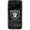 NFL Las Vegas Raiders Black & White iPhone XS Skin