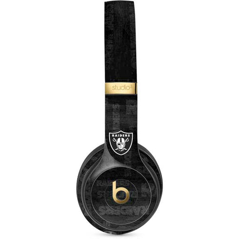 NFL Las Vegas Raiders Black & White Studio Wireless 3 Skin