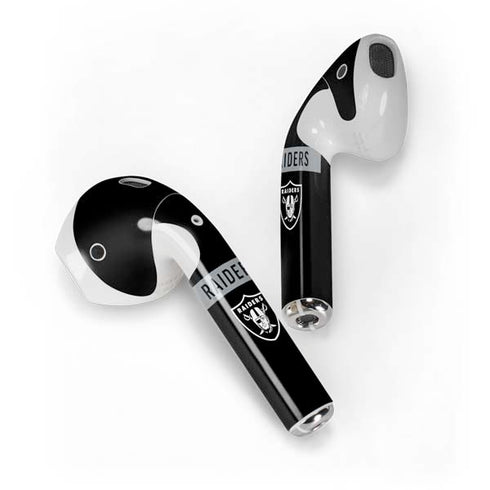 NFL Las Vegas Raiders Black Performance Series Apple AirPods Skin