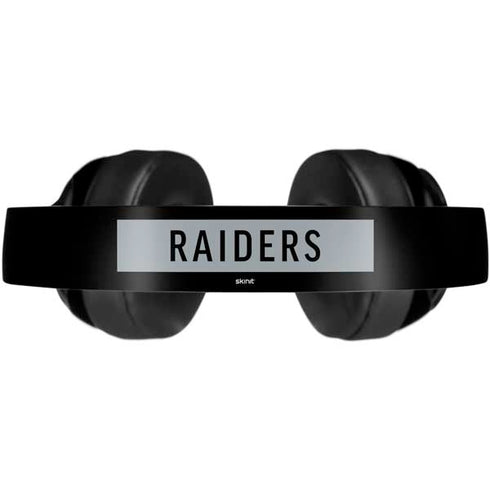 NFL Las Vegas Raiders Black Performance Series Beats Solo Pro Skin