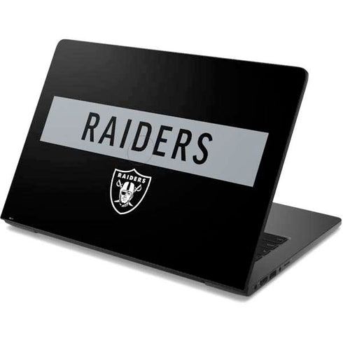 NFL Las Vegas Raiders Black Performance Series Dell Chromebook Skin