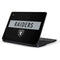NFL Las Vegas Raiders Black Performance Series Samsung Chromebook Skin