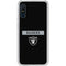 NFL Las Vegas Raiders Black Performance Series Galaxy A10e Clear Case