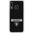 NFL Las Vegas Raiders Black Performance Series Galaxy A20 Clear Case