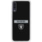 NFL Las Vegas Raiders Black Performance Series Galaxy A50 Clear Case