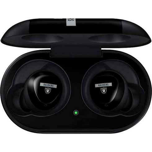 NFL Las Vegas Raiders Black Performance Series Galaxy Buds Skin