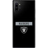 NFL Las Vegas Raiders Black Performance Series Galaxy Note 10 Plus Skin