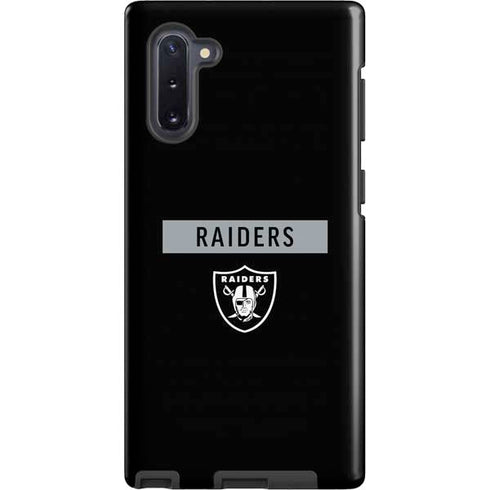 NFL Las Vegas Raiders Black Performance Series Galaxy Note 10 Pro Case