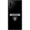 NFL Las Vegas Raiders Black Performance Series Galaxy Note 10 Skin