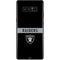 NFL Las Vegas Raiders Black Performance Series Galaxy Note 8 Skin