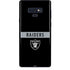 NFL Las Vegas Raiders Black Performance Series Galaxy Note 9 Skin