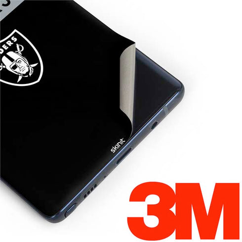 NFL Las Vegas Raiders Black Performance Series Galaxy Note 9 Skin