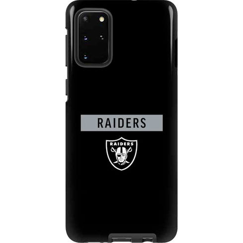 NFL Las Vegas Raiders Black Performance Series Galaxy S20 Plus Pro Case