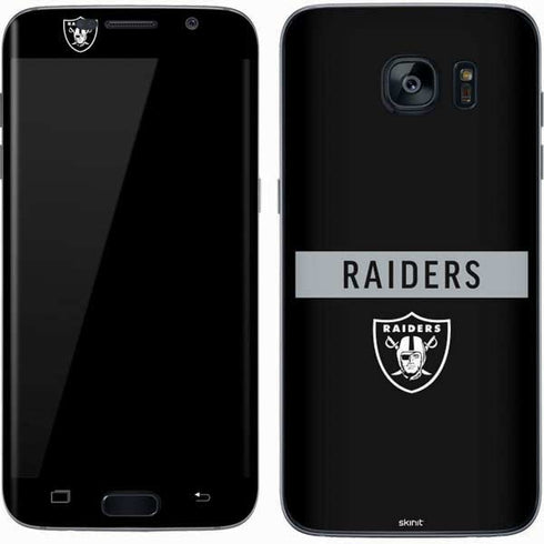 NFL Las Vegas Raiders Black Performance Series Galaxy S7 Skin