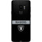 NFL Las Vegas Raiders Black Performance Series Galaxy S9 Plus Skin