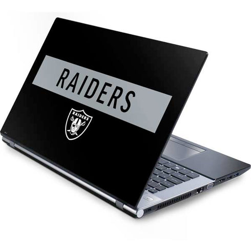 NFL Las Vegas Raiders Black Performance Series Generic Laptop Skin