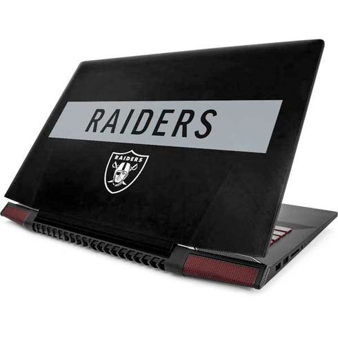 NFL Las Vegas Raiders Black Performance Series Lenovo IdeaPad Skin