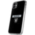 NFL Las Vegas Raiders Black Performance Series iPhone 11 Clear Case