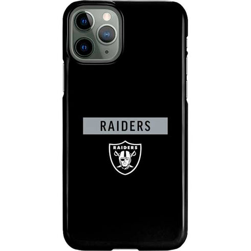 NFL Las Vegas Raiders Black Performance Series iPhone 11 Pro Lite Case