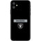 NFL Las Vegas Raiders Black Performance Series iPhone 11 Skin