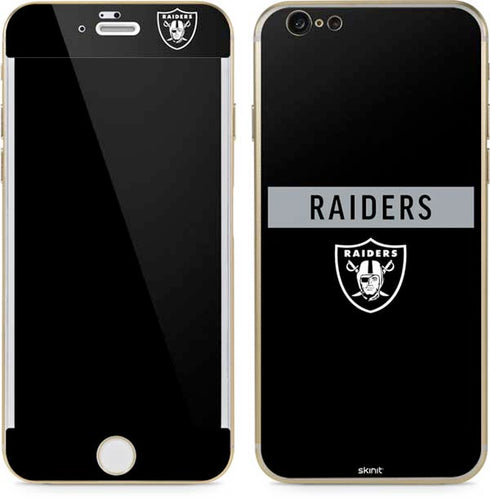 NFL Las Vegas Raiders Black Performance Series iPhone 6/6s Skin