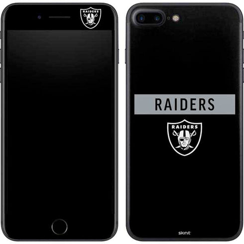 NFL Las Vegas Raiders Black Performance Series iPhone 7 Plus Skin