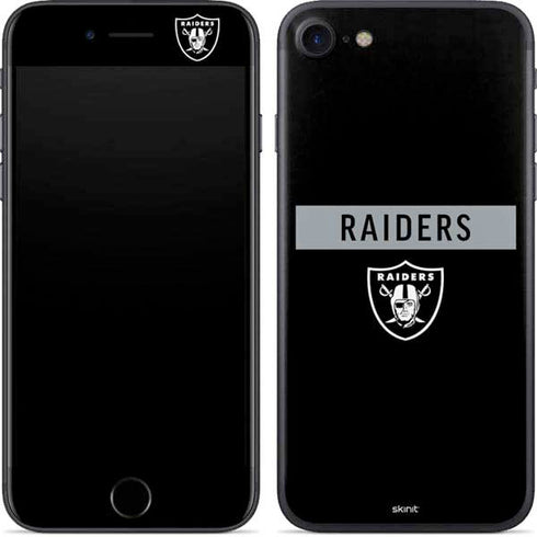 NFL Las Vegas Raiders Black Performance Series iPhone 7 Skin