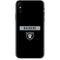 NFL Las Vegas Raiders Black Performance Series iPhone X Skin