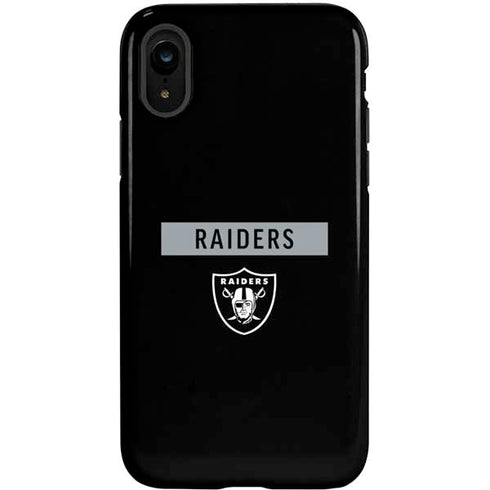 NFL Las Vegas Raiders Black Performance Series iPhone XR Pro Case