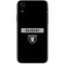 NFL Las Vegas Raiders Black Performance Series iPhone XR Skin
