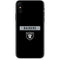 NFL Las Vegas Raiders Black Performance Series iPhone XS Max Skin
