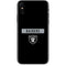 NFL Las Vegas Raiders Black Performance Series iPhone XS Skin