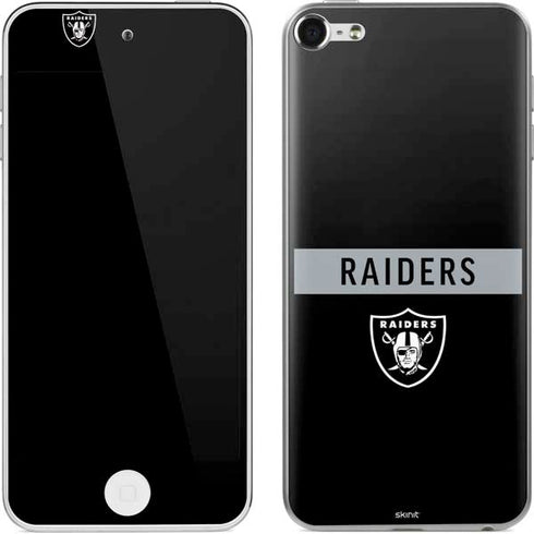 NFL Las Vegas Raiders Black Performance Series Apple iPod Skin