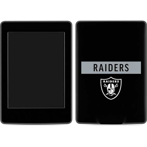 NFL Las Vegas Raiders Black Performance Series Amazon Kindle Skin